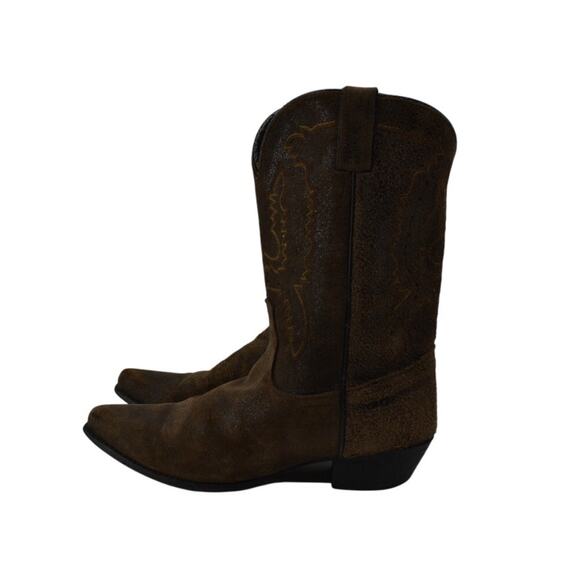 Dingo Womens Size 9 Cowboy Boots Brown Leather Western - Picture 4 of 16